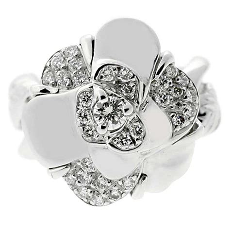 chanel flower ring replica|chanel rings price guide.